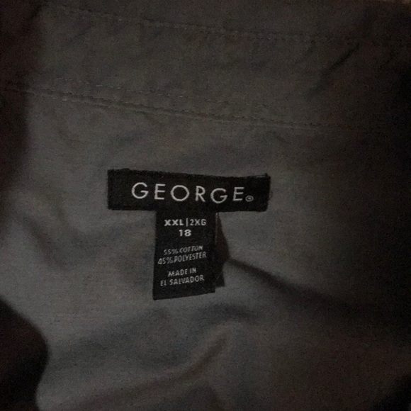 George Youth XXL Grey Dress Shirt - Picture 2 of 5